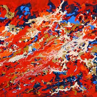 Abstract Paintings by Diana Francia