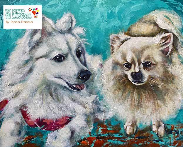 retratos personalizados de mascotas por diana francia