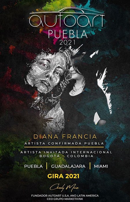 Pintura en vivo por Diana Francia 
