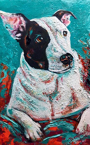 custom pet portraits By Diana Francia