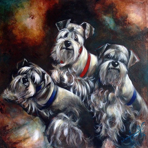 custom pet portraits by Diana Francia