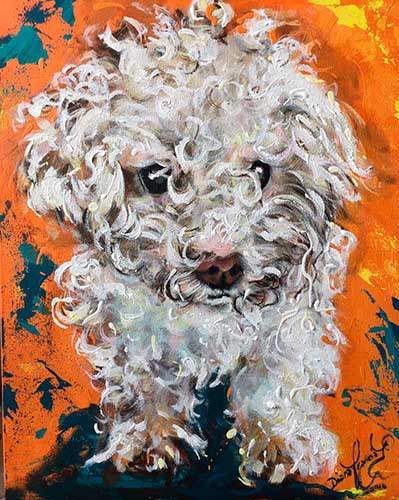 custom pet portraits By Diana Francia blanco