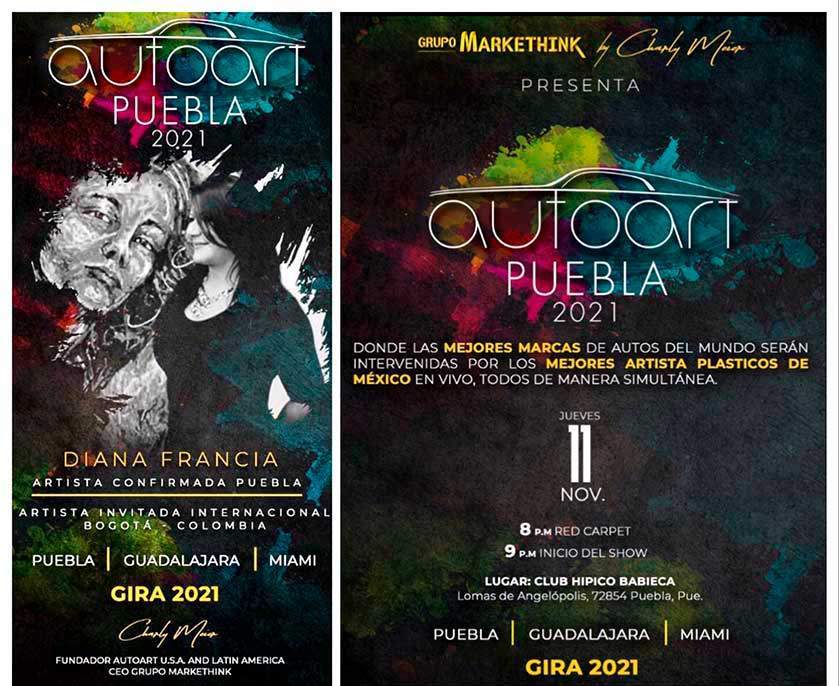 Pintura En vivo. Art Diana Francia live painting