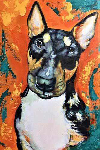custom pet portraits By Diana Francia